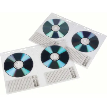 Příslušenství pro datový nosič Složky Hama na CD/DVD, pro kroužkové pořadače, DIN A4, balení po 10 kusech (cena za balení)