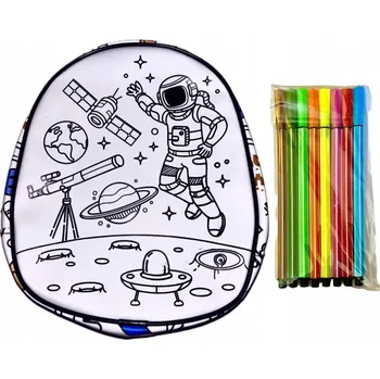 kreativní sada Batoh k Vymalování Batohy Kreativní Sada s Fixami