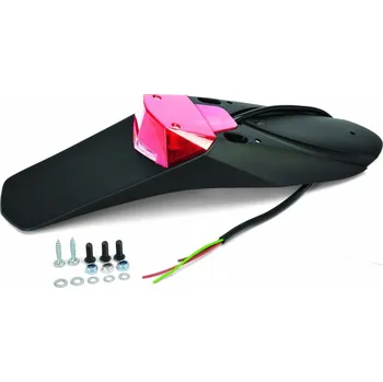 Osvětlení pro motocykl POLISPORT montáž registrační značky (žárovka) 2,1/5W bez homologace barva černá (POLISPORT montáž registrační značky (žárovka) 2,1/5W bez homologace barva černá)