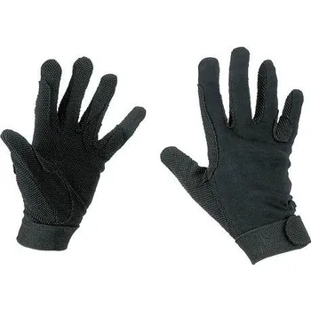 Jezdecké rukavice Covalliero Jersey, černé - S