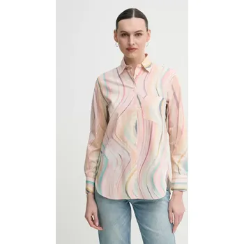 Pánská košile Bavlněná košile PS Paul Smith W2R.331B.P31281 růžová 03X, vel. 36