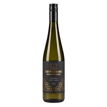 Víno Grüner Veltliner 2024, moravské zemské víno, Kryptowine, Moravian winery, polosuché