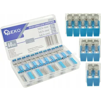 Vrták Rychlospojka Geko 0,14-4 mm2 / 5, 60 ks