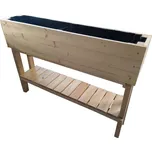 Tradgard Záhon na vysokých nohách 124 x 26 x 87 cm přírodní