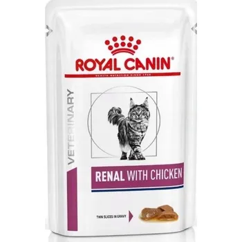 Krmivo pro kočku Royal Canin Veterinary Diet Feline Renal Kuřecí kapsička 85g