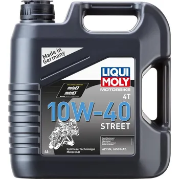 Motorový olej LIQUI MOLY motorový olej MOTORBIKE 4T 10W40 STREET 4L (4) (LIQUI MOLY motorový olej MOTORBIKE 4T 10W40 STREET 4L (4))