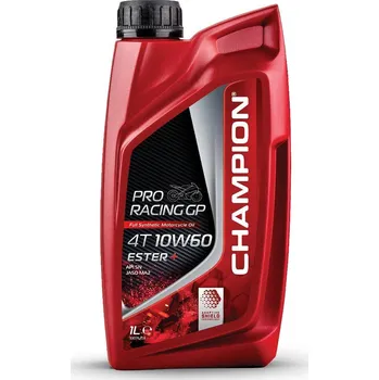 Motorový olej CHAMPION motorový olej PROzávodní GP 4T 10W60 ESTER + 1L MA2 syntetický (AKC) (CHAMPION motorový olej PROzávodní GP 4T 10W60 ESTER + 1L MA2 syntetický (AKC))