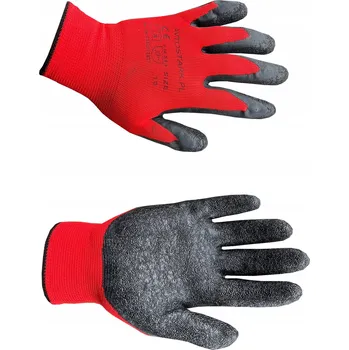 Pracovní rukavice Rukavice Avtostark polyester s latexovým povrchem, velikost 10 - XL, 1 pár