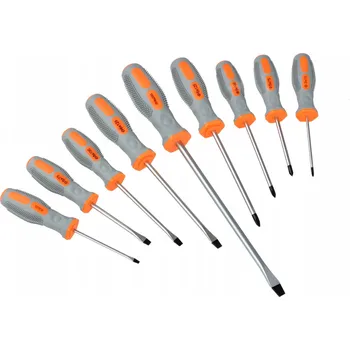 Šroubovák Šroubováky Sada 9 ks Plochý + Křížový PH CrV