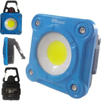 Svítilna AKUMULÁTOROVÁ LED HALOGENOVÁ LAMPA SVÍTILNA MINI 10W 1000 LM