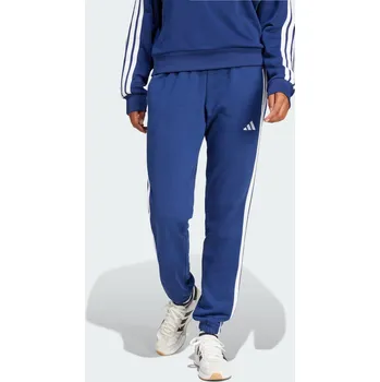 Míčový sport ADIDAS Kalhoty Essentials 3-Stripes French Terry Cuffed 2XS BÍLÁ|MODRÁ