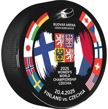 Puk FansArena Puk Ice Hockey Women's World Championship Czechia MS 2025 Dueling 20.04.2025 Bronze Medal Game Finland vs. Czechia