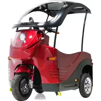 Elektrický invalidní skútr Elektrická tříkolka LOTUS s střechou 2000w 50Ah pro jízdu s invalidním vozíkem