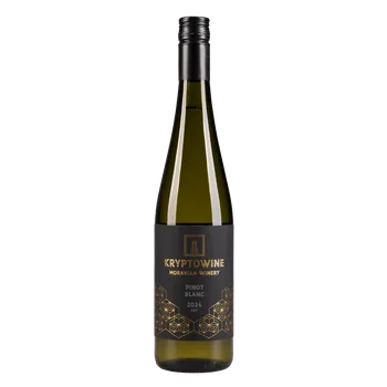 Víno Pinot blanc 2024, moravské zemské víno, Kryptowine, Moravian winery, suché