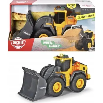 autíčko DICKIE Buldozer Světlo Zvuk Stavební Volvo
