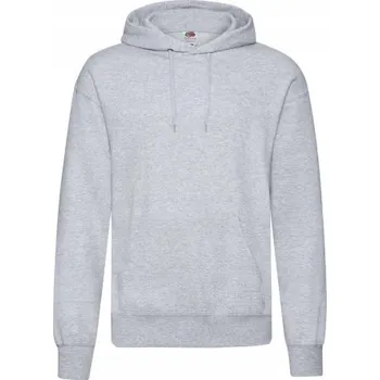 Pánská mikina Pánská mikina s kapucí Hooded Sweat Fruit of the Loom Šedý melír S