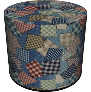 Taburet Kulatá dekorativní taburet - TEXAS Bertoni