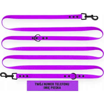 Vodítko pro psa VODÍTKO LANKOVÉ NASTAVITELNÉ PŘEPÍNACÍ VODĚODOLNÉ MĚKKÉ BIOTHANE PVC 15M 16MM