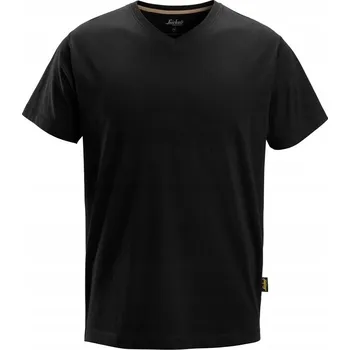 Pánské tričko Tričko Snickers 2512 tričko s výstřihem do V, barva černá, velikost L