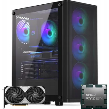 Stolní počítač Počítač Ryzen 9 RTX 5060Ti 32 GB DDR4 1TB PC pro hry