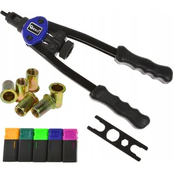 Nýtovací pistole Nýtovací kleště na nýtovací matice M5-M12 + Nýtovací matice