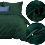 Povlečení 160x200 3 dílů Bavlněný satén Exclusive Cizgili Komplet Pásy