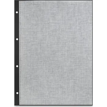 Fotoalbum Fotokarton Hama s pergamenem, 23,3 x 31 cm, perforovaný, 25 listů, černý