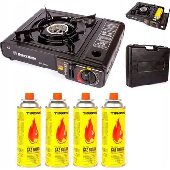 Turistický vařič Turistický plynový vařič RC-036N, výkon 2500 W, kartuše součástí balení