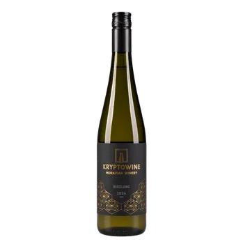 Riesling 2024, moravské zemské víno, Kryptowine, Moravian winery, suché