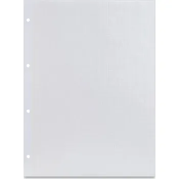 Fotoalbum Fotokarton Hama s pergamenem, 23,3 x 31 cm, perforovaný, 25 listů, bílý
