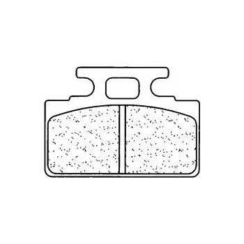 Brzda pro motocykl Brzdové destičky CL BRAKES 2287 RX3