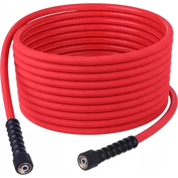 Zahradní hadice 10m Hadice k myčce DN8 315 Bar 150 °C ČERVENÁ hadice pro EHRLE M22 - M22 pro mycí linky