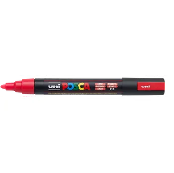 Posca popisovač PC-5M, 1,8 - 2,5 mm, fluo červená (F15)