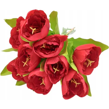 umělá květina Umělé tulipány velká kytice pro aranžmá vázy dekorace vysoká kvalita 38 cm