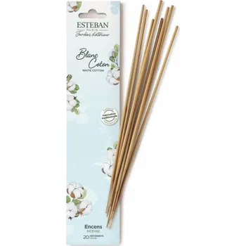 Aroma lampa Esteban Paris Parfums ESTEBAN - VONNÉ TYČINKY - NATURE - white cotton