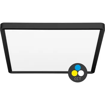 Stropní svítidlo Ecolite čtvercové černé 40 W 4800 lm 3000 K