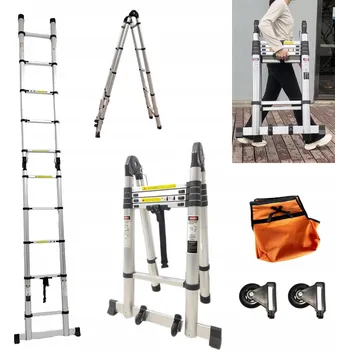 Žebřík Hliníkový Žebřík Hooha do 150 kg