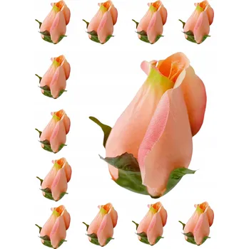 umělá květina RŮŽE DEKORATIVNÍ KVĚT HLAVIČKA KVĚTINY DEKORACE RŮŽOVÁ BALENÍ 12 ks