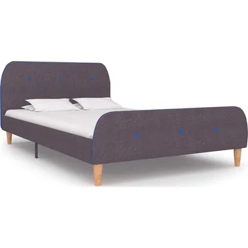 vidaXL Rám postele bez matrace Taupe látka 120x190 cm
