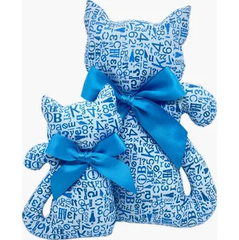 Dekorativní polštářek Kočka s levandulí - znaky Varianta: kočka malá, Dárkové balení: ne