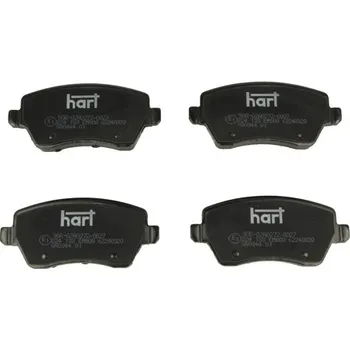 Brzdová destička BRZD.DESKY /P/CLIO 1.1-1.6 05- HART 224 133