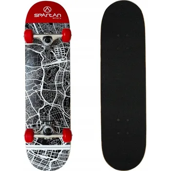 Skateboard Skateboard Spartan Sport Utop Demon šedý