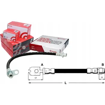 Brzdová hadice Brzdová hadice Brembo T 85 050