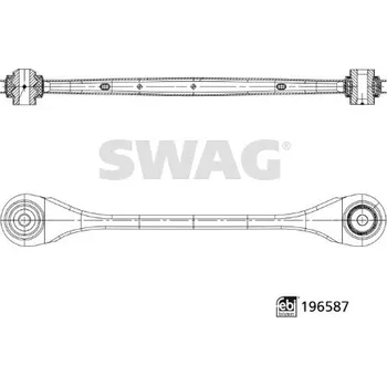 Zavěšení kol Příčné rameno - řídící páka zavěšení kol SWAG 33 11 2252