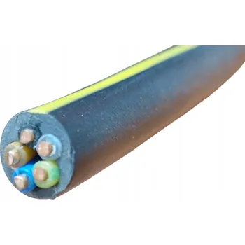 elektrický kabel Kabel 5G2,5 5x2,5 černý zemní U-1000 R2V 0,6/1kV na metry - 1 m