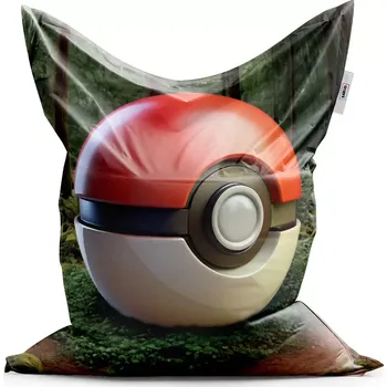 Sedací pytel Sablio Sedací vak Classic Pokemon ball Les - 150x100 cm