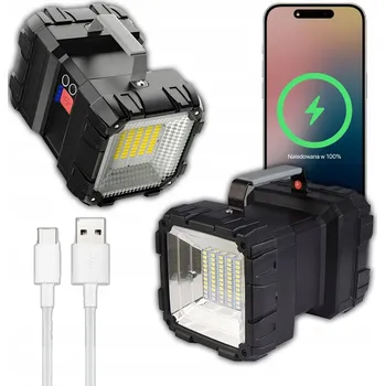 Svítilna Svítilna Reflektor Akumulátorová Policejní LED Výkonná