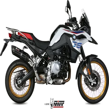 Výfuk pro motocykl Koncovka výfuku MIVV SUONO B.033.L9 Černá ocel BMW F 850 GS Adventure 2019-2021