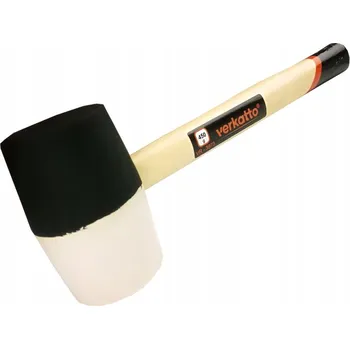 Kladivo Gumová palička Verkatto VR-3975 černo-bílá 900 g