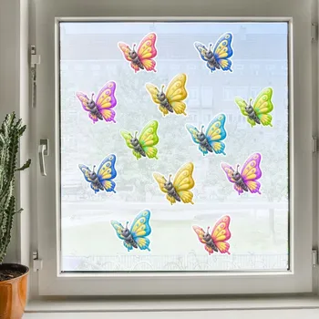 Okenní dekorace Motýli motýlci dekorace na okno oboustranné